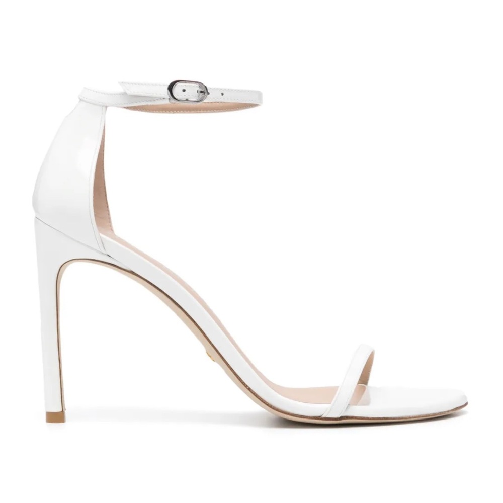 Stuart Weitzman Nudistsong 110mm Patent Leather Sandals - Size 8.5